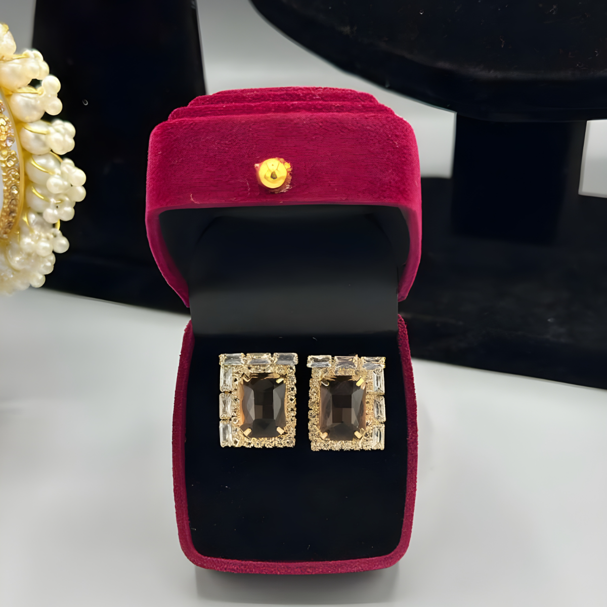 The ‘Brilliance Essence’ Stud Suite — Classic Solitaire & Radiant Halo Earring Collection