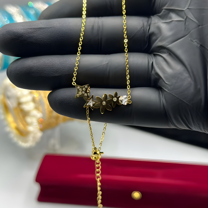The ‘Statement Luster’ Bracelet Suite — Pavé Ribbon Bow & Infinite Halo Slider Collection