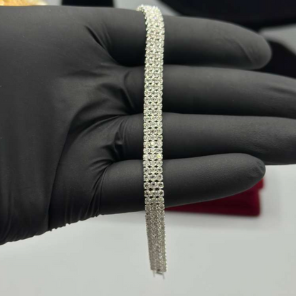 The ‘Lucky Aura’ Signature Suite — Adjustable Clover Motif & Geometric Pavé Slider Collection