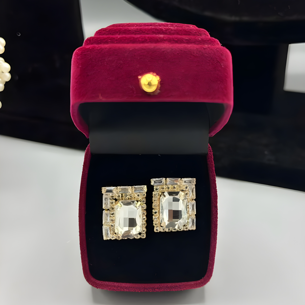The ‘Brilliance Essence’ Stud Suite — Classic Solitaire & Radiant Halo Earring Collection