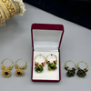 The ‘Celestial Night’ Earring Suite — Crescent Moon & Star Pavé Drop Collection
