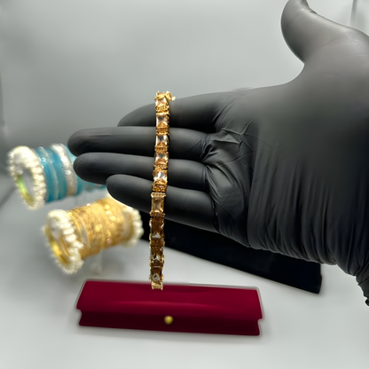 The ‘Cosmic Dream’ Adjustable Bracelet Suite — Starry Night & Crescent Moon Slider Collection