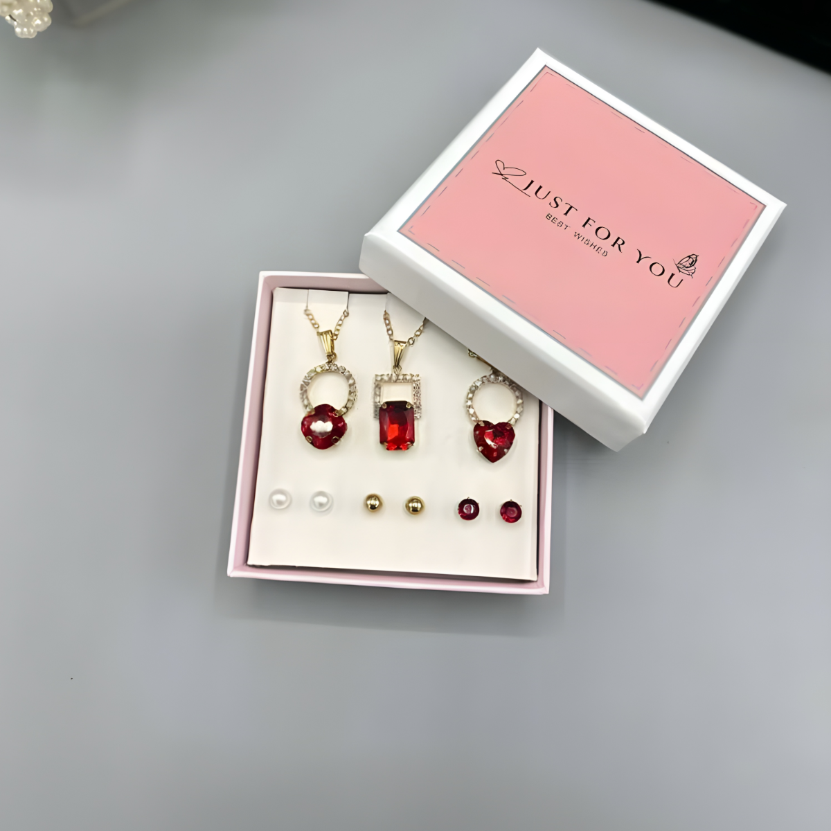 Emerald-Cut & Heart-Shaped Onyx Crystal Collection