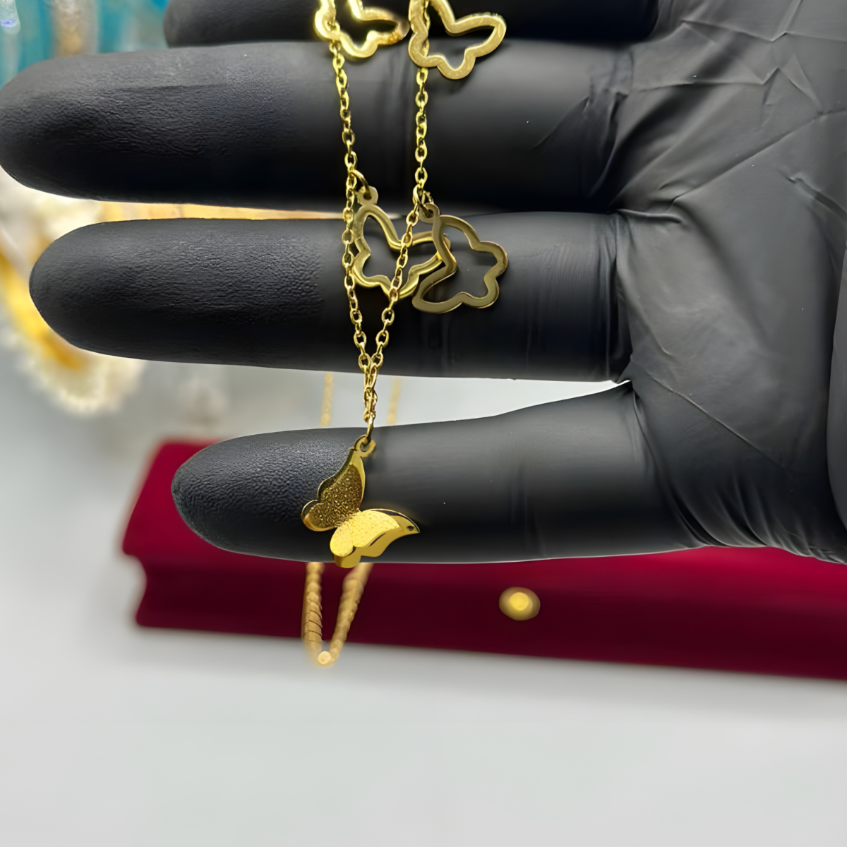 The ‘Luxe Radiance’ Bracelet Suite — Square Geometric & Brilliant Halo Slider Collection